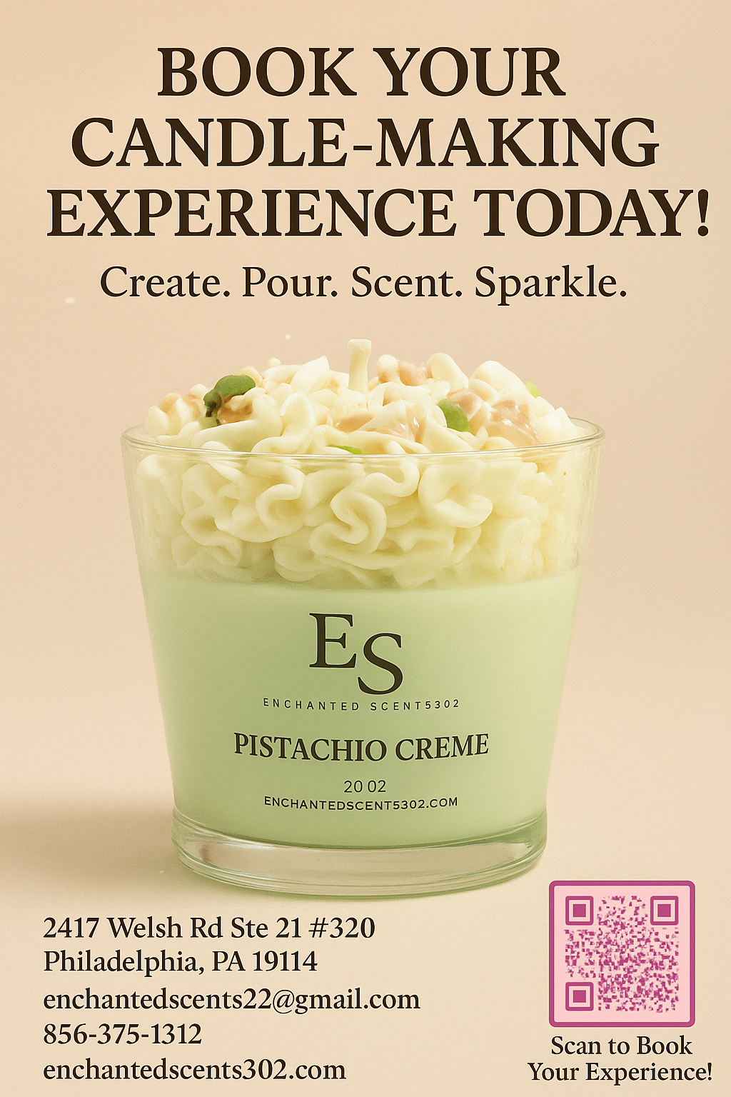 Sip & Pour Candle Making Experience