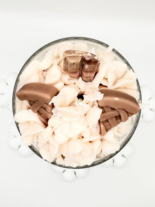 handcrafted apple pie dessert candle