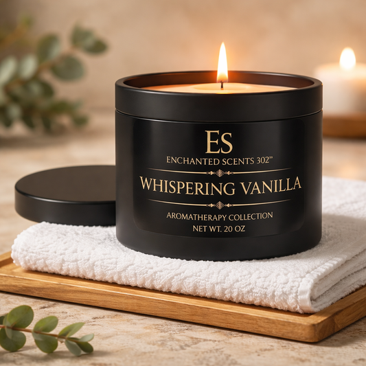 Whispering Vanilla Handcrafted Luxury Candle (Copy).