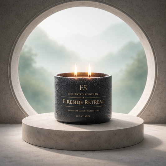 FIRESIDE RETREAT – Handcrafted Luxury Candle