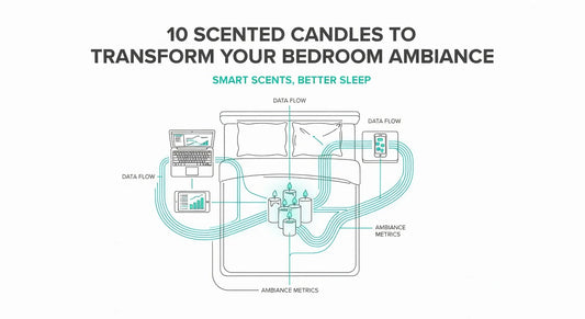 Professional header image for list-based article: 10 Scented Candles to Transform Your Bedroom Ambiance