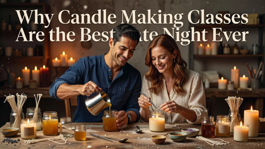 Professional header image for list-based article: Why Candle Making Classes Are the Best Date Night Ever