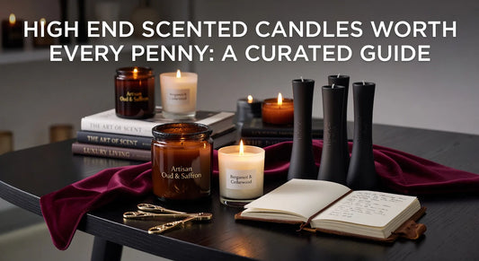 Professional header image for list-based article: High End Scented Candles Worth Every Penny: A Curated Guide