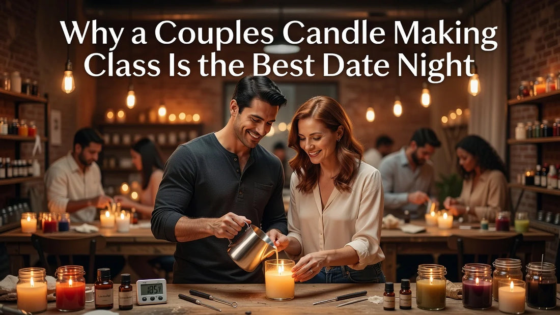 Professional header image for list-based article: Why a Couples Candle Making Class Is the Best Date Night