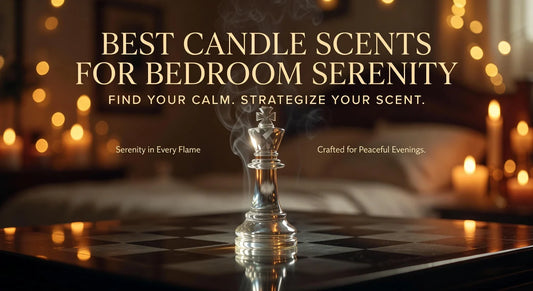 Professional header image for list-based article: Best Candle Scents for Bedroom Serenity