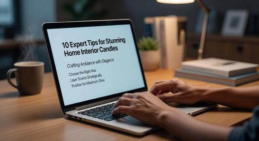 Professional header image for list-based article: 10 Expert Tips for Stunning Home Interior Candles