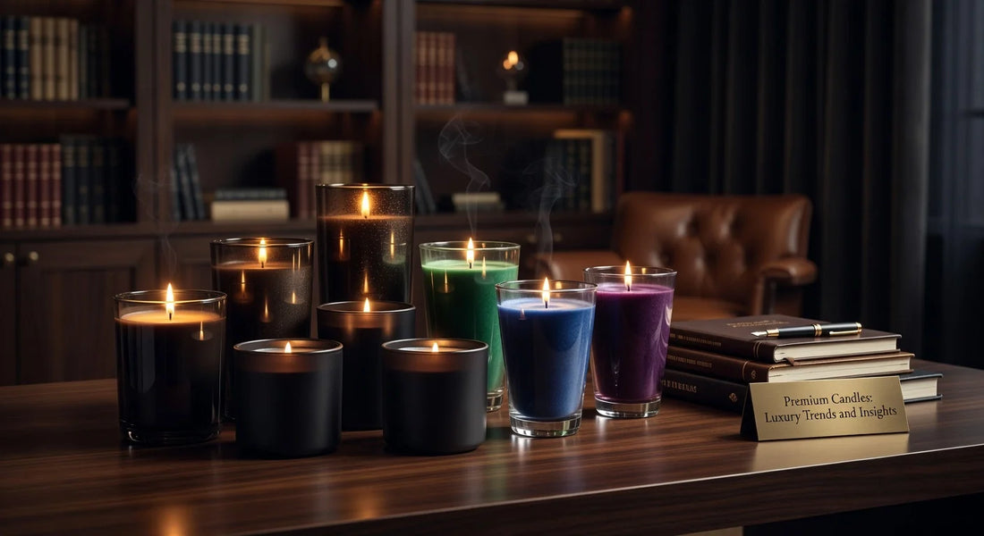 Professional header image for industry analysis: Premium Candles: Luxury Trends and Insights