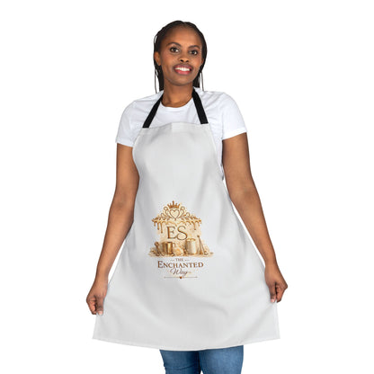 Enchanted Sweets Baking Apron — Gold Crown Pastry Chef Apron