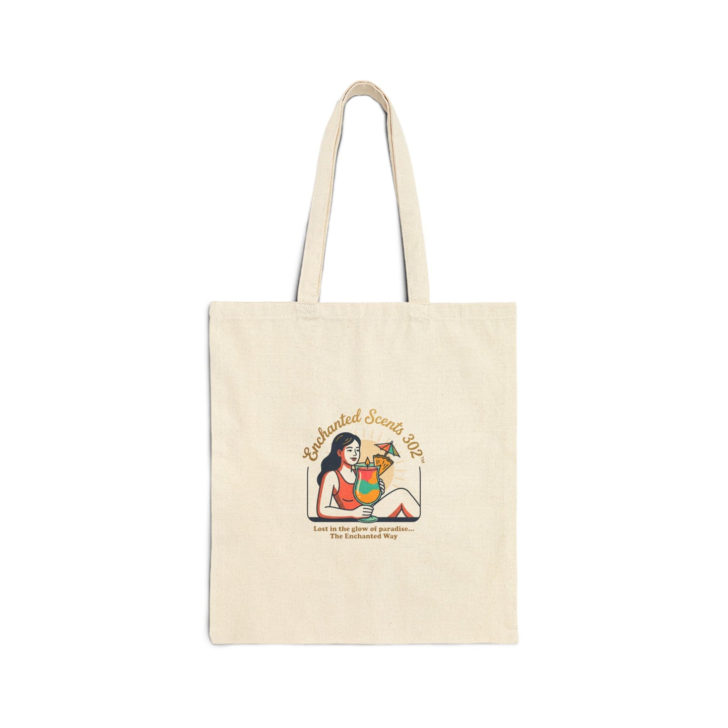 Sun-Kissed Summer Illustration Tote | summer aesthetic, pastel coastal vibes.