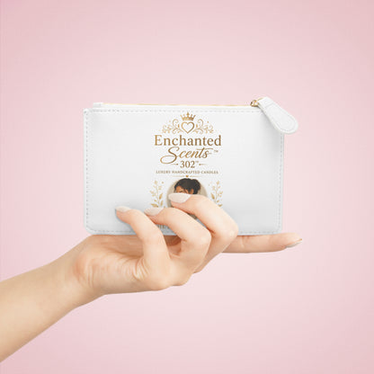 Mini Clutch Bag — Enchanted Scents Logo Cosmetic Pouch (Luxury Candle Brand)