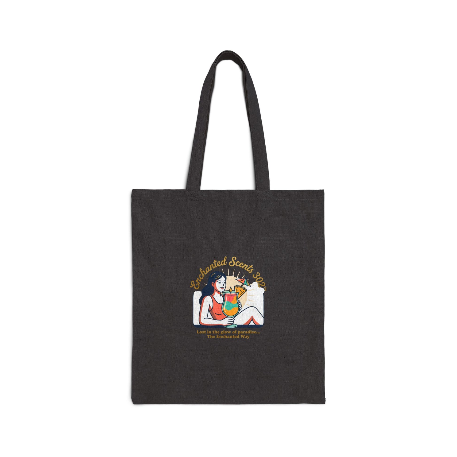 Sun-Kissed Summer Illustration Tote | summer aesthetic, pastel coastal vibes.