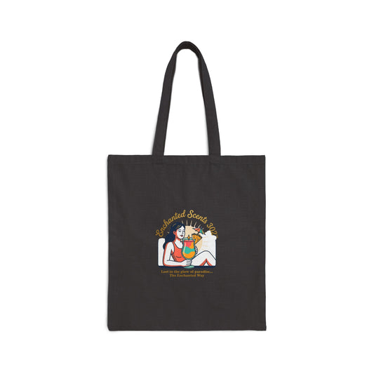 Sun-Kissed Summer Illustration Tote | summer aesthetic, pastel coastal vibes.