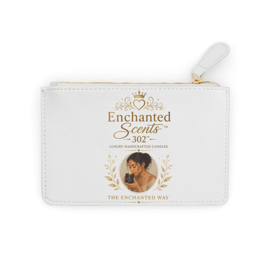 Mini Clutch Bag — Enchanted Scents Logo Cosmetic Pouch (Luxury Candle Brand)