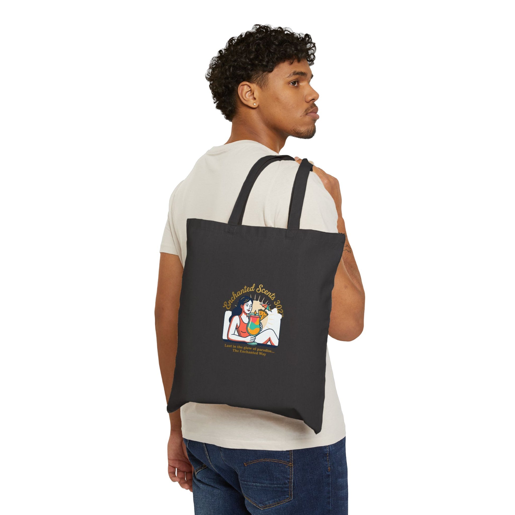 Sun-Kissed Summer Illustration Tote | summer aesthetic, pastel coastal vibes.