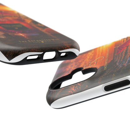 Tropical Sunset Phone Case — Impact-Resistant Beach Candle Design