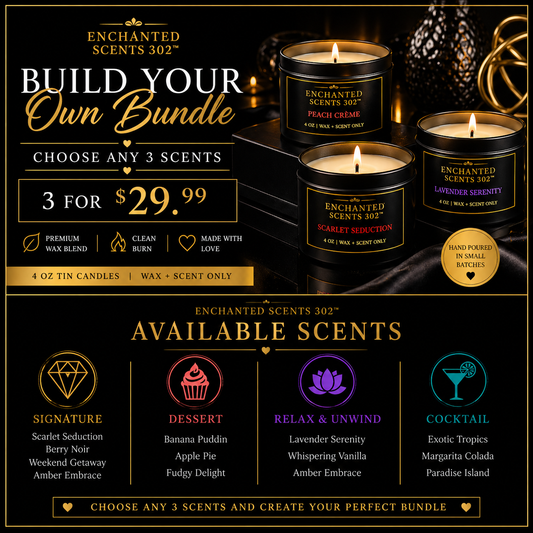 Mini Candle Bundle – Build Your Own 3 Pack