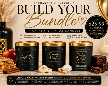 Mini Candle Bundle – Build Your Own 3 Pack