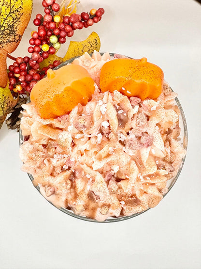PUMPKIN CARMEL CRUNCH CANDLE.