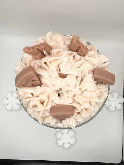 handcrafted apple pie dessert candle