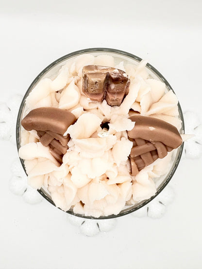 handcrafted apple pie dessert candle