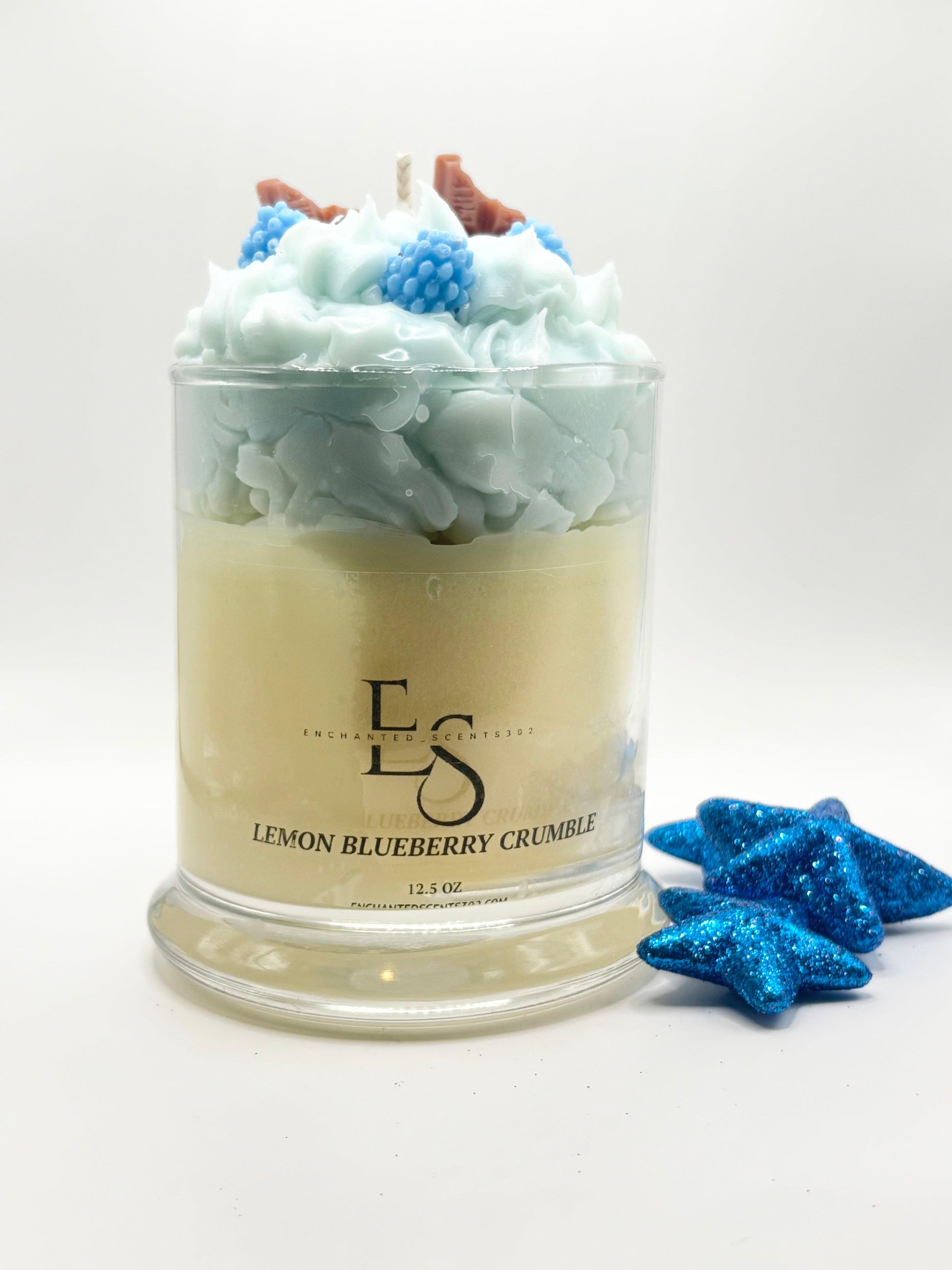 LEMON BLUEBERRY CRUMBLE CANDLE.
