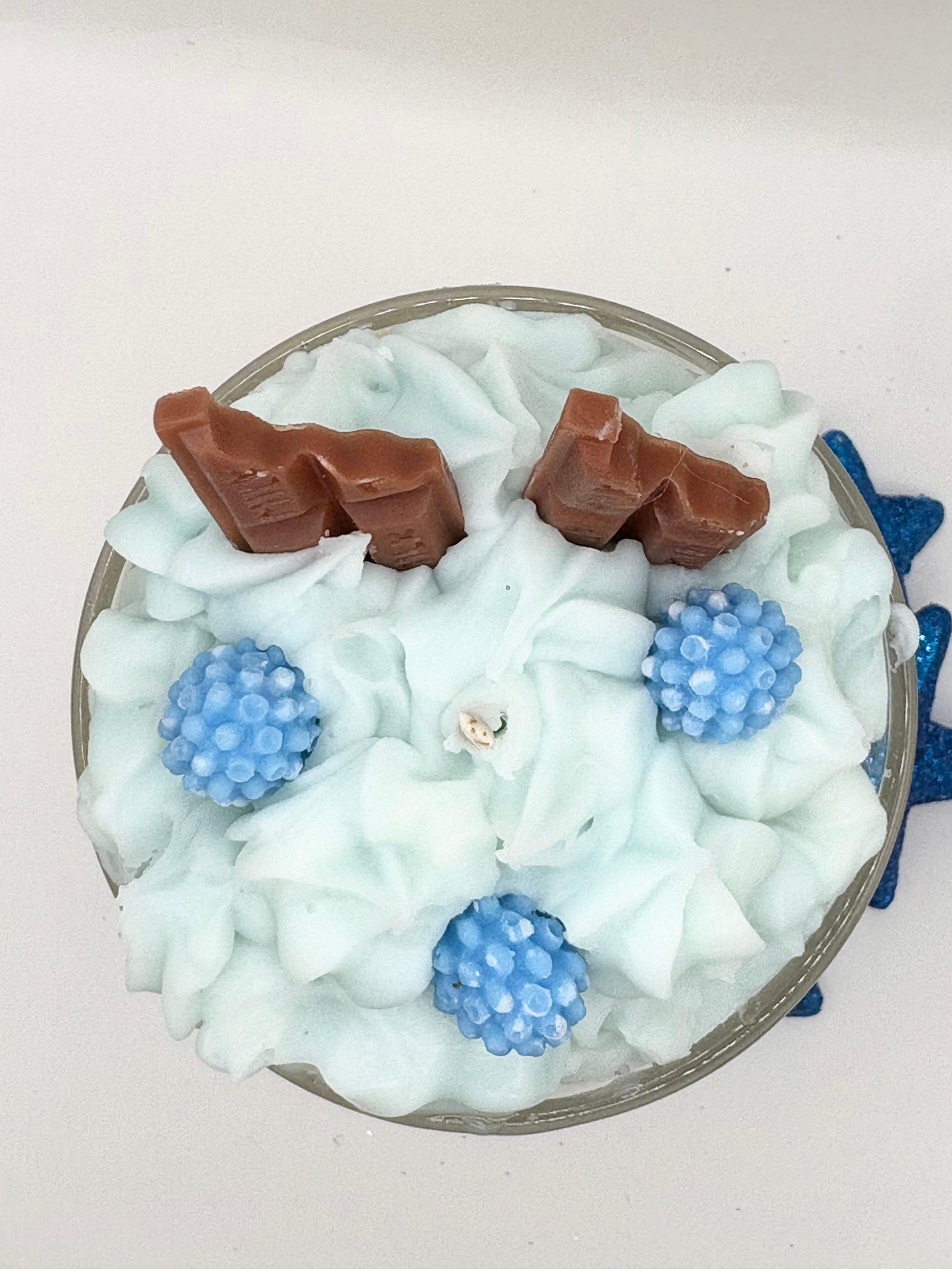 LEMON BLUEBERRY CRUMBLE CANDLE.