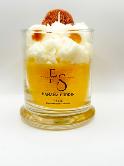 Banana Puddin Dessert Scented Candle.