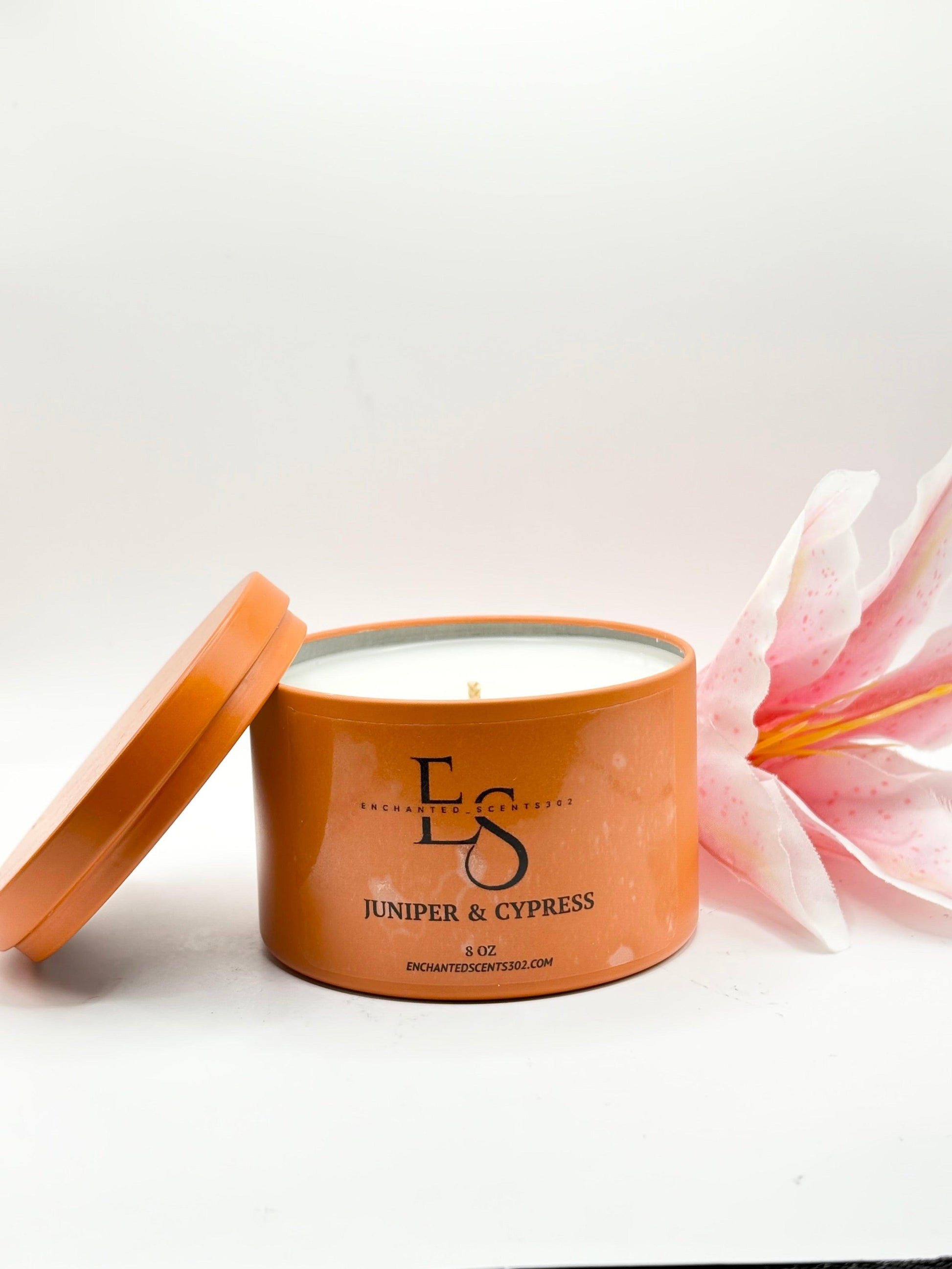 JUNIPER & CYPRESS CANDLE.