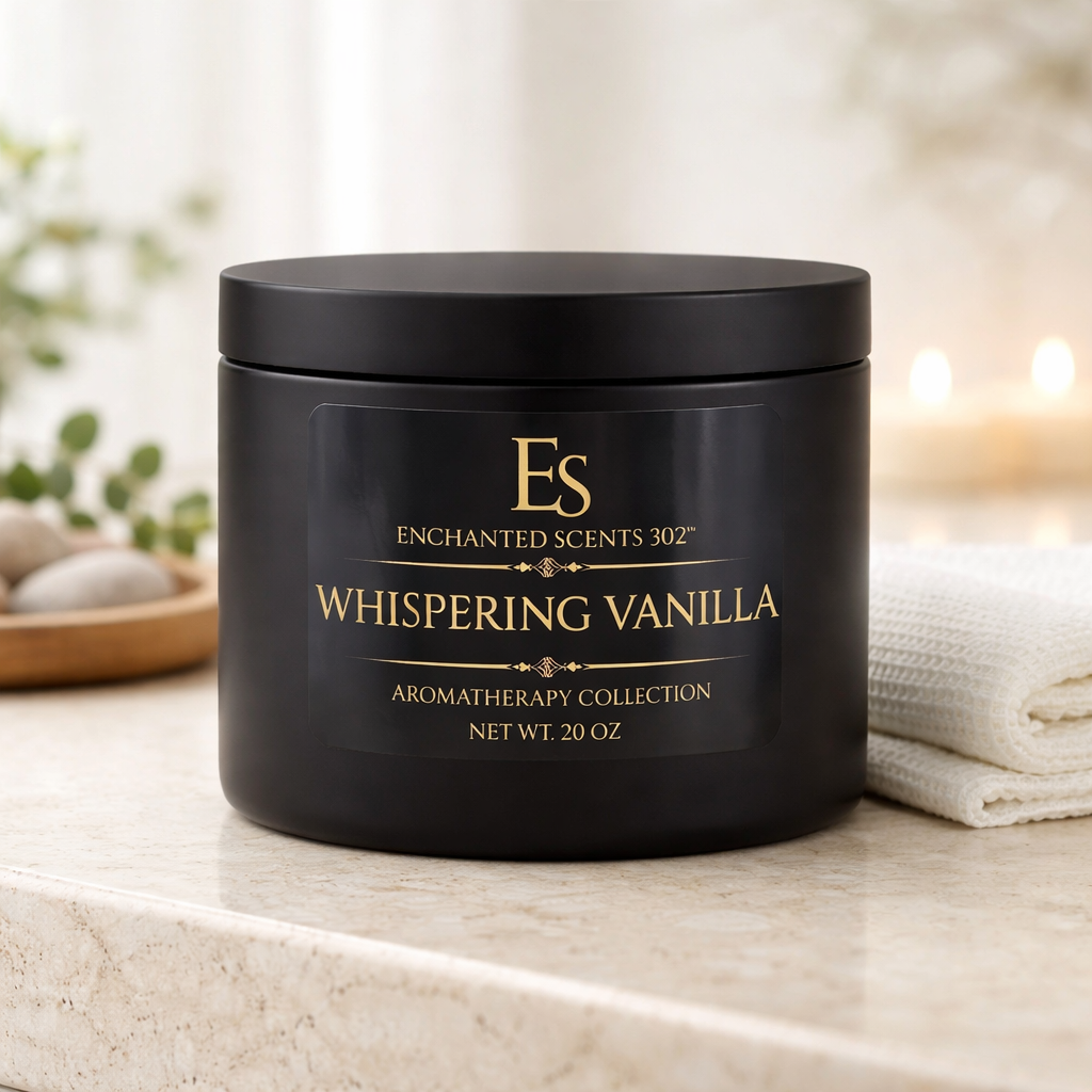 Whispering Vanilla Handcrafted Luxury Candle (Copy).