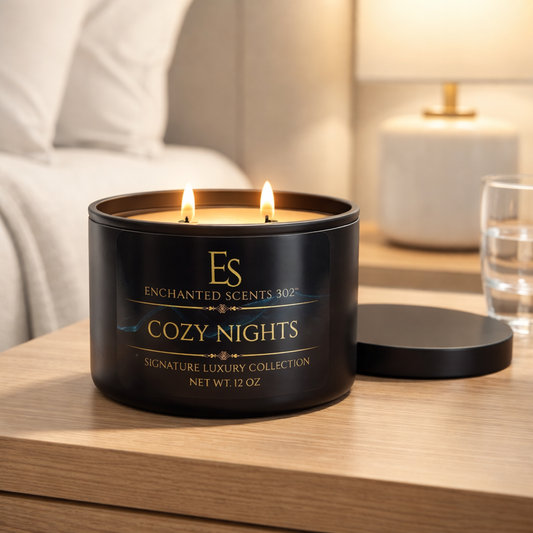Cozy Nights Handcrafted Luxury Candle