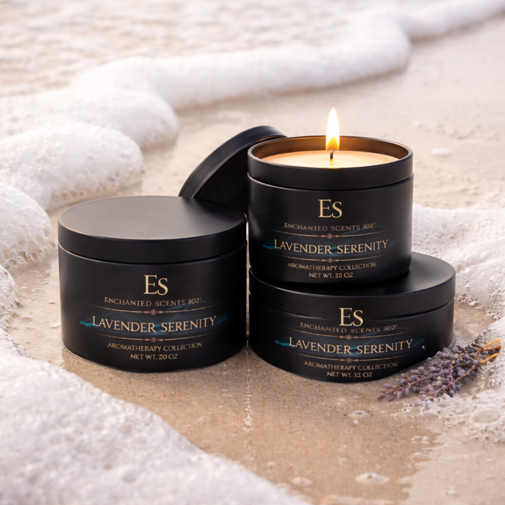 Lavender Serenity – Handcrafted Luxury Candle (Copy).