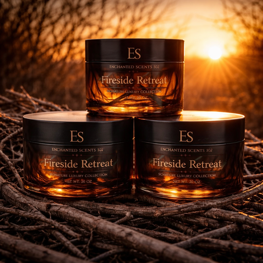 FIRESIDE RETREAT – Handcrafted Luxury Candle