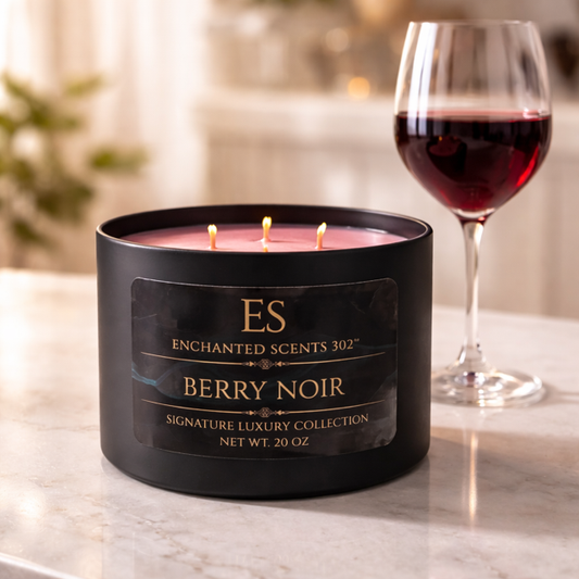 BERRY NOIR- Handcrafted Luxury Candle