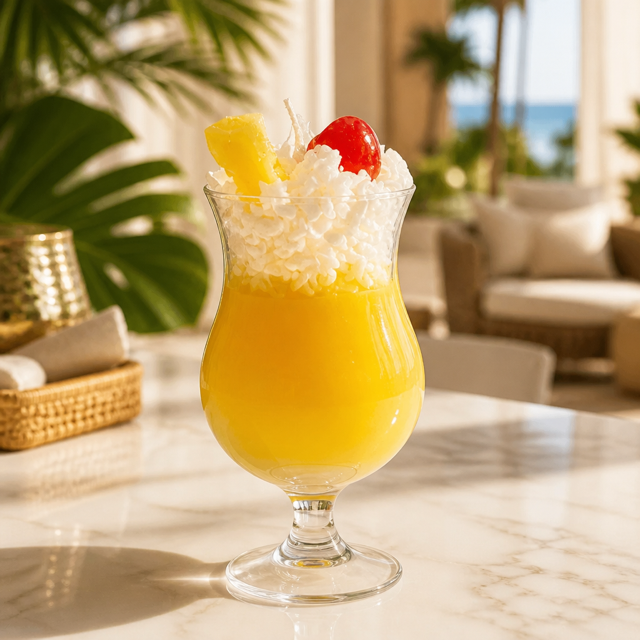Pina Colada Cocktail Candle.